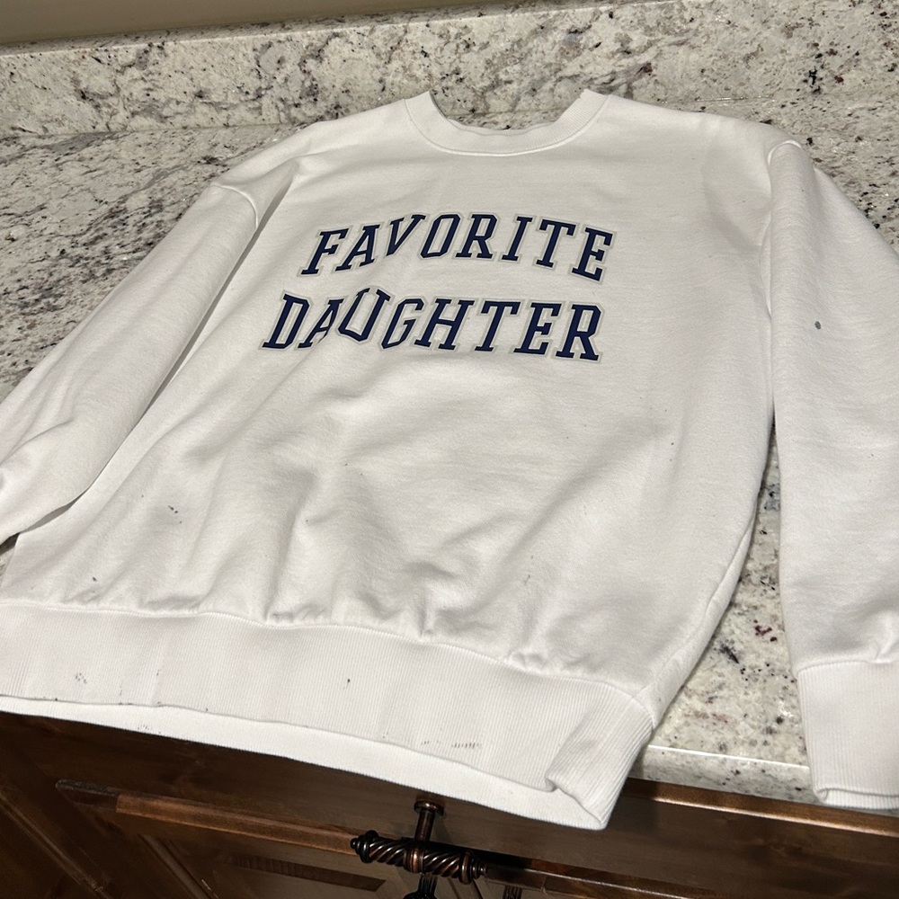 Favorite Daughter White Sweatshirt